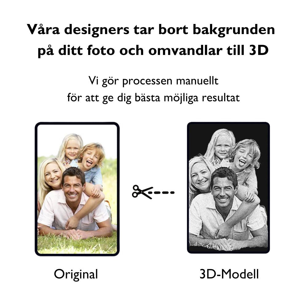 Fotokristall | Personlig Ljusstake